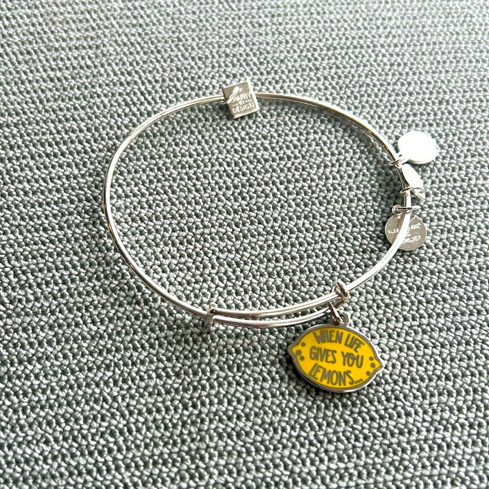 3 bracelets alex and ani and 2 others